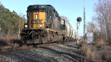 Spongebob Cab CSX SD40-3 on the Canadian Pacific