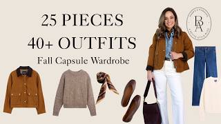 Petite Fall Capsule Wardrobe 2026 | 25 Pieces, 40+ Outfits