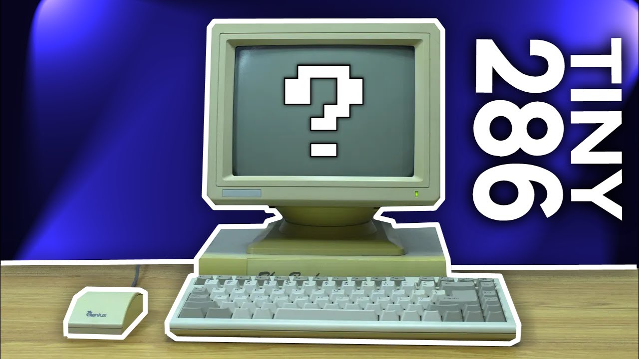 286 Computer Versus Modern Computer Unboxing a 286