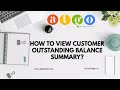 HOW TO VIEW CUSTOMER OUTSTANDING PAYMENT SUMMARY IN ALGO /INVOICE BILLING IN ALGO /GST IN ALGO