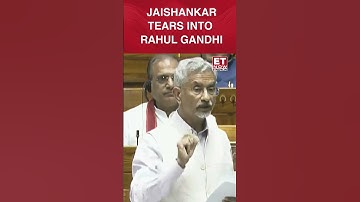 EAM Jaishankar Tears Into Rahul Gandhi Over Dispute With China | #etnow #eamjaishankar #shorts