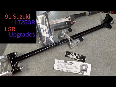 Suzuki LT250R. Unboxing Upgrades LSR Stem & Clamp!
