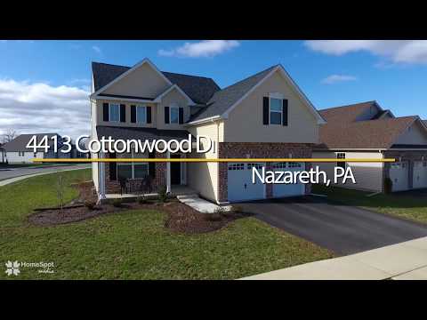 4413 Cottonwood Drive, Nazareth, PA home video tour