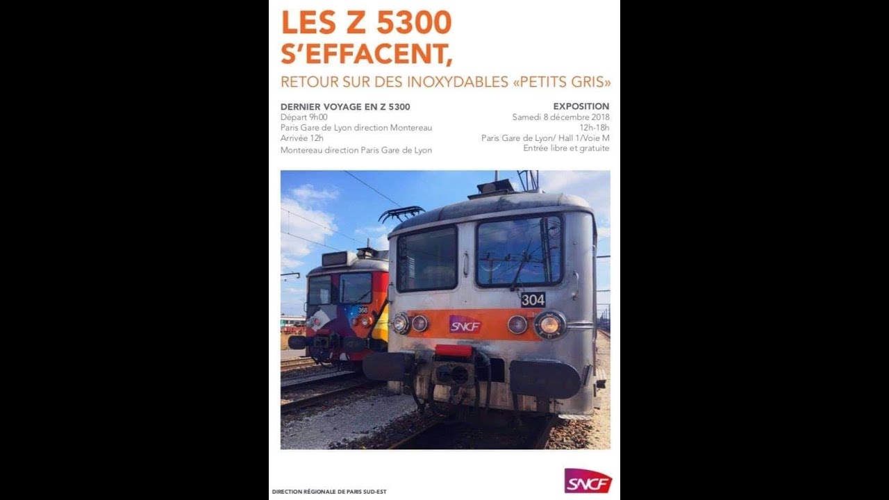 Le dernier voyage en Z5300, du 08/12/2018.