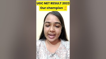 UGC NET 2023 Result 🙌 #shortsfeed #shorts