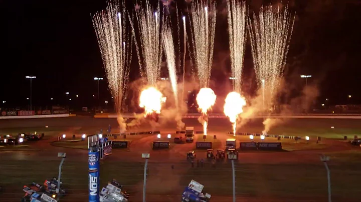 World of Outlaws Four Wide Salute at The Dirt Track at Charlotte Night One