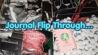 Creative Journal Flip Through || Collage Journal Pages & Inspiration. #journaling EP1