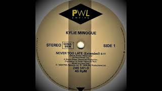 Kylie Minogue – Never Too Late (Extended)