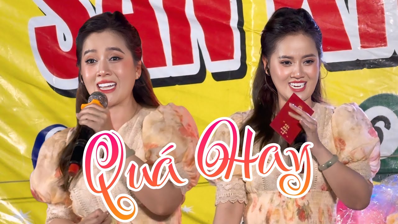 Hồng Loan làm khán giả ngất ngây với giọng hát quá ngọt tại Kiên Giang