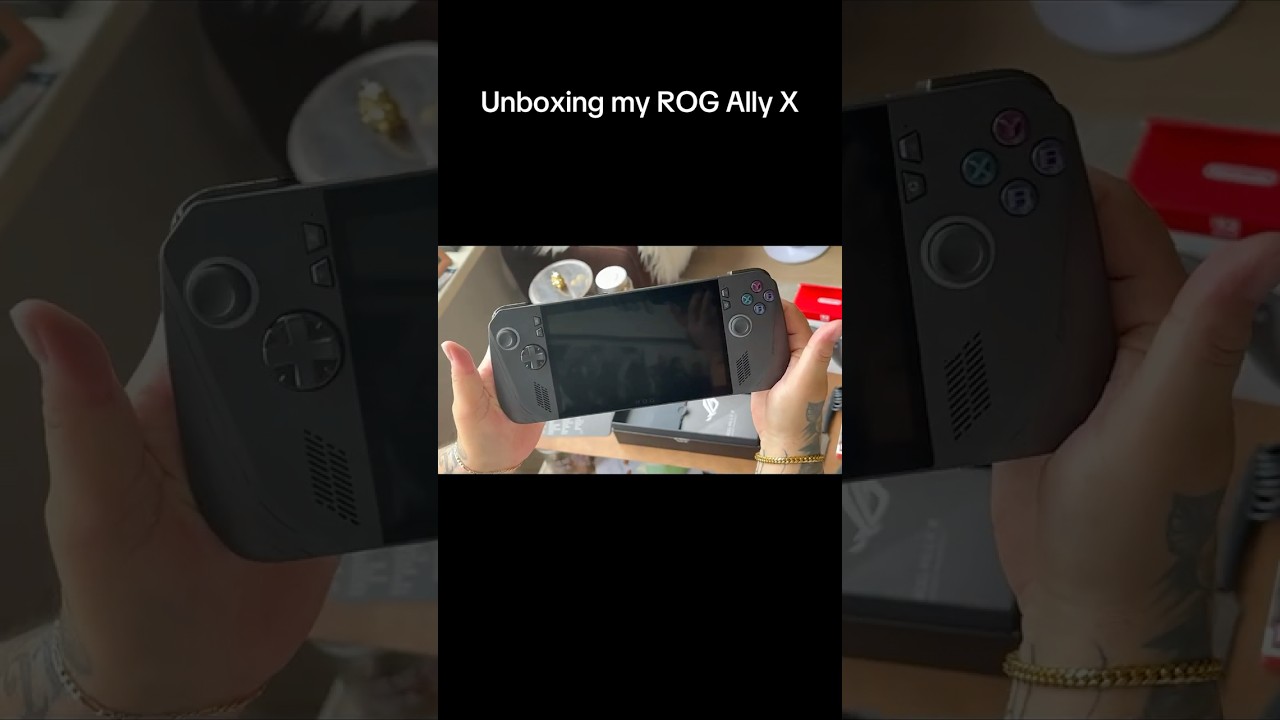 Unboxing my Asus ROG ALLY X 
