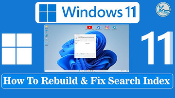 ✅ How To Rebuild And Fix Search Index in Windows 11 - Increase Search Speed