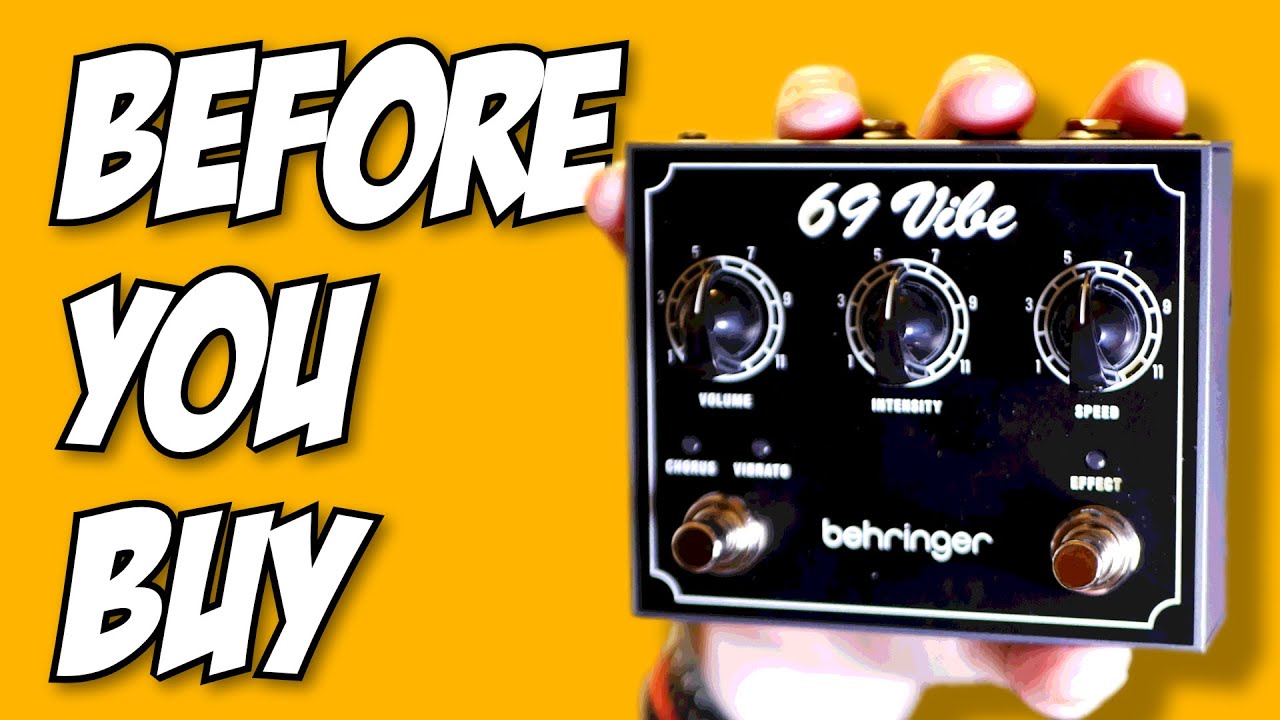 ギター BEHRINGER 69 VIBE Behringer 69 Vibe Uni-Vibe Effects Pedal Black | Guitar Center