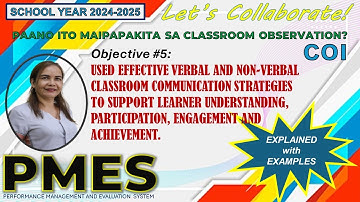 EFFECTIVE VERBAL AND NON-VERBAL CLASSROOM COMMUNICATION STRATEGIES TO SUPPORT LEARNER UNDERSTANDING