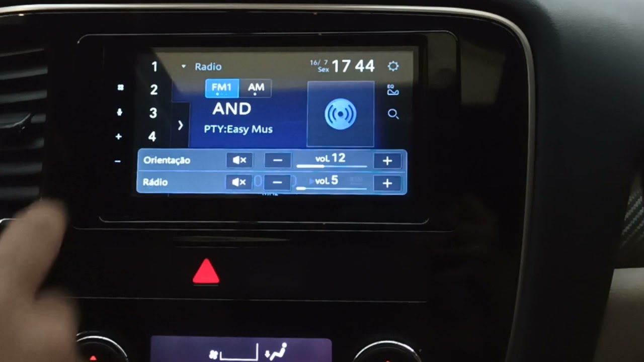 Outlander 2015 | Central Multimídia + Películas LLumar Segurança e Redução de Calor - ArtsomAuto