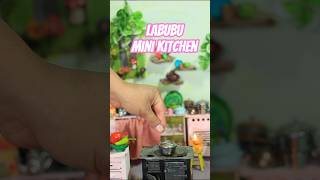Real Mini Cooking with Labubu 🥂😆 #food #classictinyfood #labubu #shorts #miniaturekitchen #mimifood