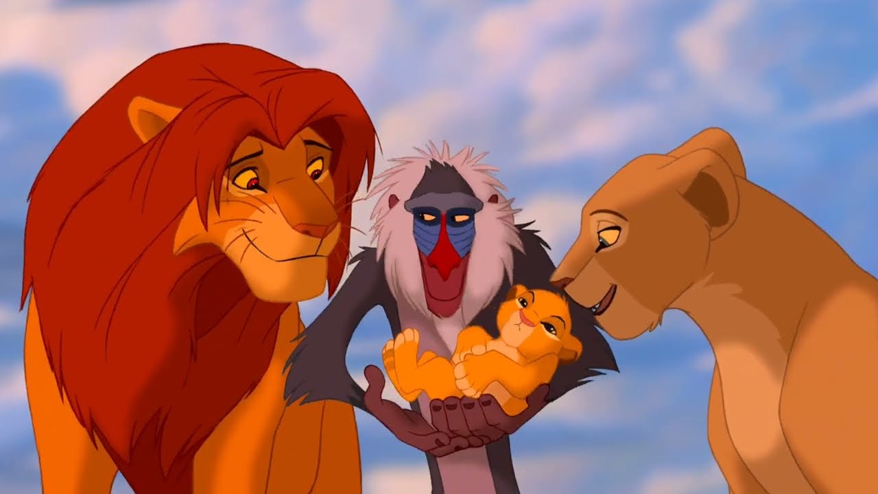 Simba Becomes King | Simba and Nala Have a Baby Cub | Lion King End Scene - Lion King Scene 36