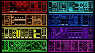 8 Teams, 8 Races! The 8 Colors Marble Race Tournament In Algodoo