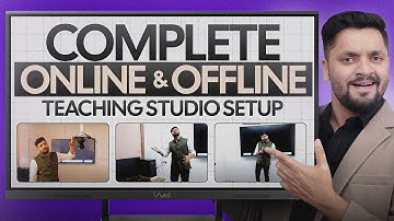 How to Setup Online Teaching Studio | Hybrid Teaching Studio Setup @EdusquadzNoida