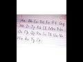 How to Write Capital and Small Letters in Four Lines #handwriting #writing #shorts #short