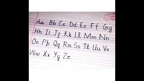 How to Write Capital and Small Letters in Four Lines #handwriting #writing #shorts #short