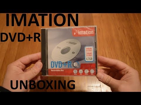 Unboxing Imation 16x DVD+R Recordable Disc 4.7GB - YouTube