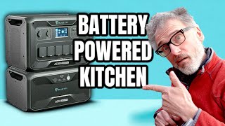 Powering the Kitchen with Batteries using the Bluetti AC300 + B300 Power Station
