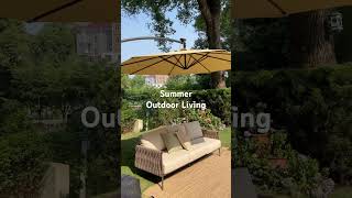 Summer Patio Essentials. #outdoorfurniture #patioset