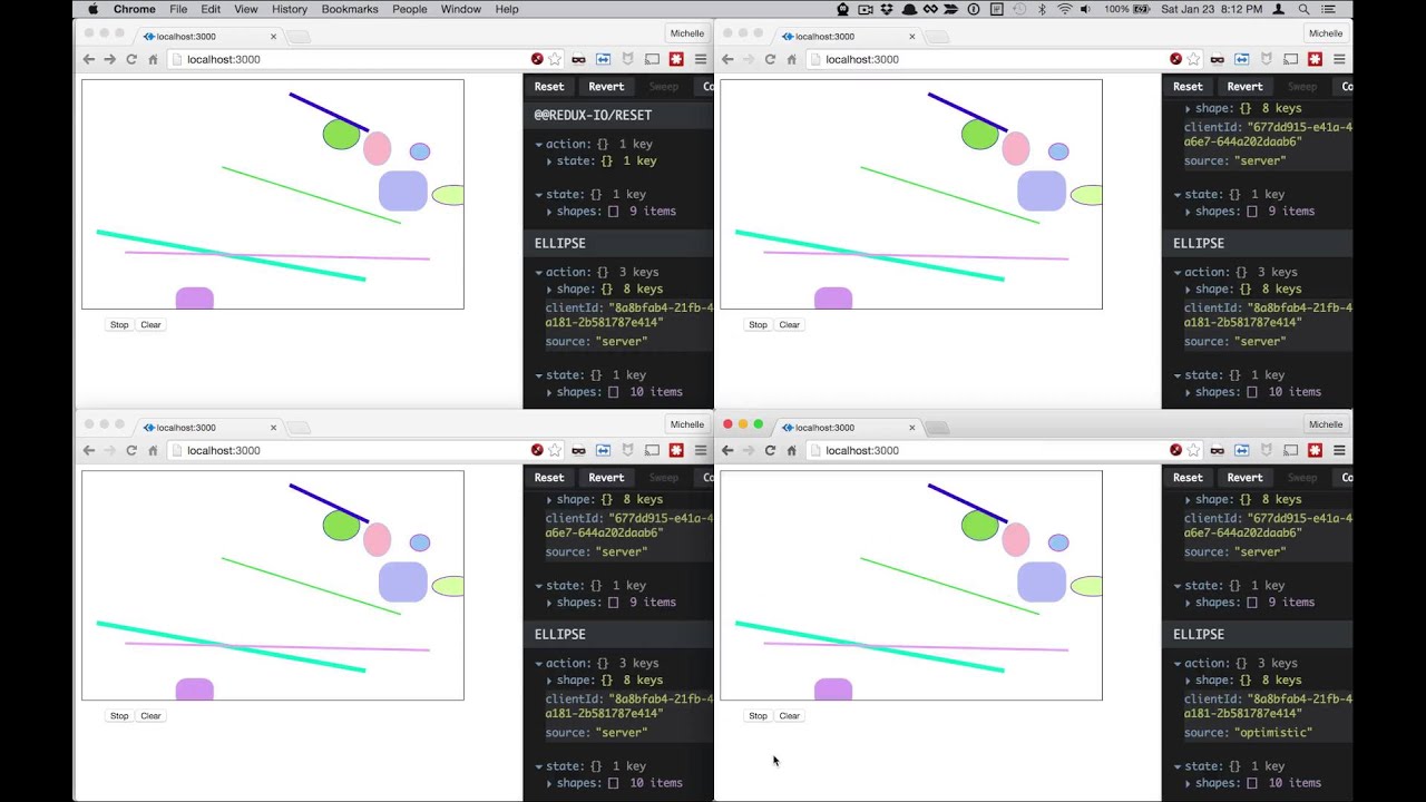 Experiments in a shared, eventually consistent Redux store