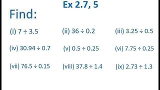 CBSE NCERT CLASS 7TH MATHS EXERCISE 2.7 QUESTION 5 I ncert class 7th maths solutions