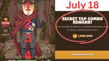 memeFi coin secret code daily combo today July 18