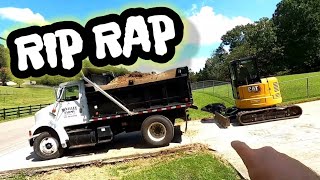 HOW TO RIP RAP AN EROSION PROBLEM!!!