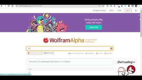 Converting to a Decimal using Wolfram Alpha Tutorial Video