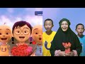 Tiru Aksi Upin Ipin || Upin Ipin Dan Teman - Teman Bertemu Cek Bidadari Yang Cantik