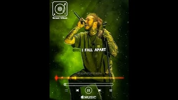 Thumbnail of Fall apart // post malone