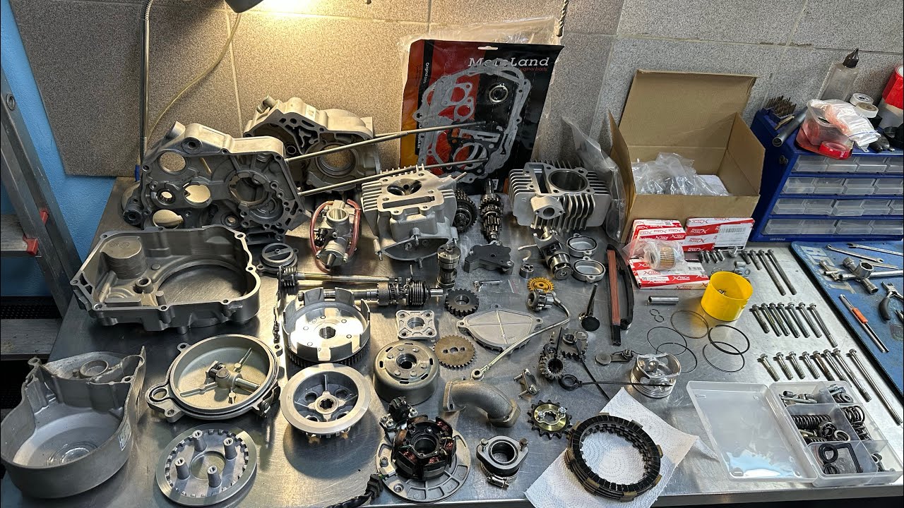 YX160 ускоренный процесс сборки. Гайд.