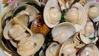 Clams Recipe // Quick and Easy Ginger Chinese Wine and Basil