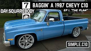 7 DAY SQUAREBODY | “The Plan” Installing Air Ride Suspension on our 1987 Chevrolet C10