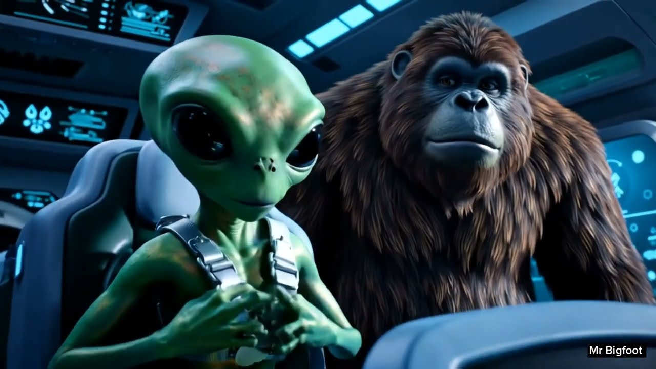 Vlog 1 : Mr Bigfoot going to space with Alian. 