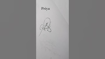 priya name signature #signature #viral #trending #priya