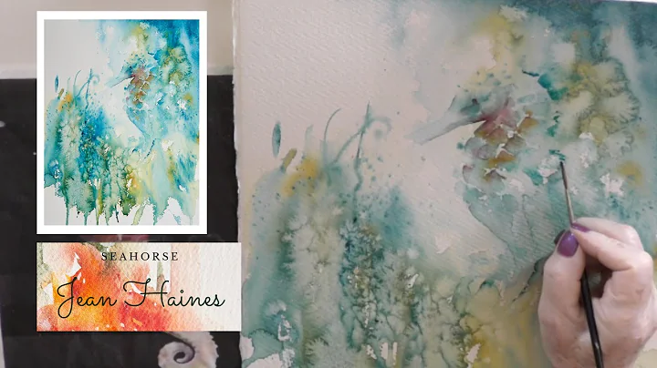 Painting a Seahorse Preview with Jean Haines Water...