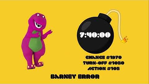 (REUPLOAD) Barney Error (TTUSDDLAFSBEITWWD) [Part 104]