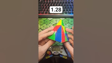 Pyraminx Solve of the Day 12/2 - 1.28 #pyraminx #rubikscube #cubing #speedcubing #puzzle #shorts