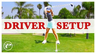 Golf Driver Setup - 3 TIPS FOR MORE DISTANCE!