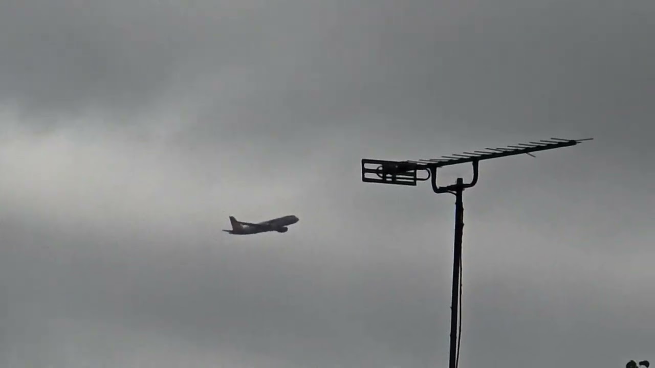 Cloudy Morning Plane Spotting from my House - Departures from London Southend Airport (5.7.25)
