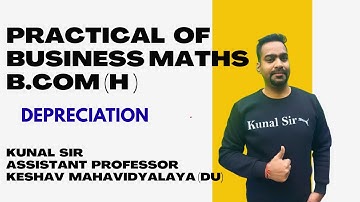Depreciation in excel