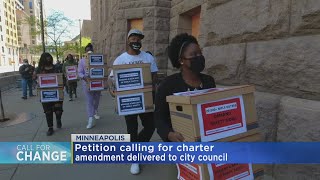 Community Delivers Petition To Replace Minneapolis Police Department