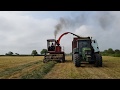 Hesston silage harvester