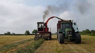 Hesston silage harvester