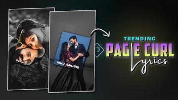 Trending Page Curl Video Editing Alight Motion। Page Curl Effect Alight Motion।