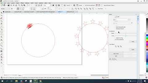 Corel Draw Tips & Tricks Stars around a Circle and make them even Part 2